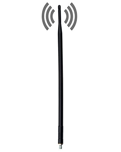 Antenna Compatible with Jeep Wrangler JK JKU JL JLU Rubicon Sahara (2007-2017) | 13.7 inches Flexible Rubber Antenna Replacement