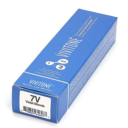 VIVITONE Permanent Cream Color 7V Violet Blonde VIVITONE Permanent Cream Color 7V Violet Blonde