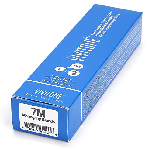 Vivitone Permanent Cream Color 7M Mahogany Blonde Vivitone Permanent Cream Color 7M Mahogany Blonde