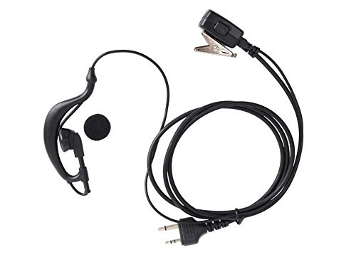 KENMAX 2 Pin G Shape Ear-Hook Earpiece Headset with PTT MIC for Midland Radio G6 G9 GXT310 LXT110 M99 KENMAX 2 Pin G Shape Ear-Hook Earpiece Headset with PTT MIC for Midland Radio G6 G9 GXT310 LXT110 M99