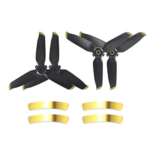 2 Pairs FPV Drone 5328S Propellers Quick-Release Props Blades for DJI FPV drone Accessories -Gold-