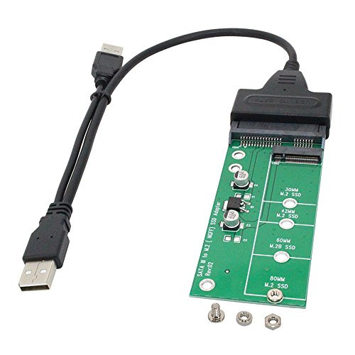 M.2 SSD Adapter LiuTian NGFF to USB or SATA Converter Card with Cable Support B  and  M Key SATA Based Solid State Hard Drive Model 2230 2242 2260 2280.