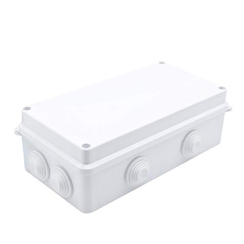 IP65 Waterproof Junction Box ABS Plastic Dustproof Universal Electrical Project DIY Case Enclosure 7.9" x 3.9" x 2.8" -200 x 100x 70mm-