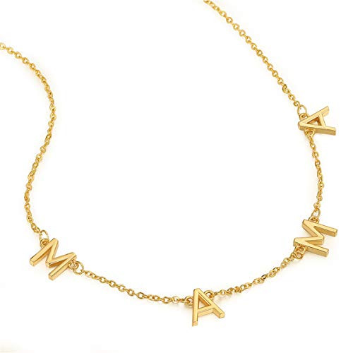 Nanafast Mama Necklace 18K Gold Plated Mama Letter Necklace Adjustable Mom Necklace Gifts for Mothers Day Birthday gold Nanafast Mama Necklace 18K Gold Plated Mama Letter Necklace Adjustable Mom Necklace Gifts for Mothers Day Birthday gold