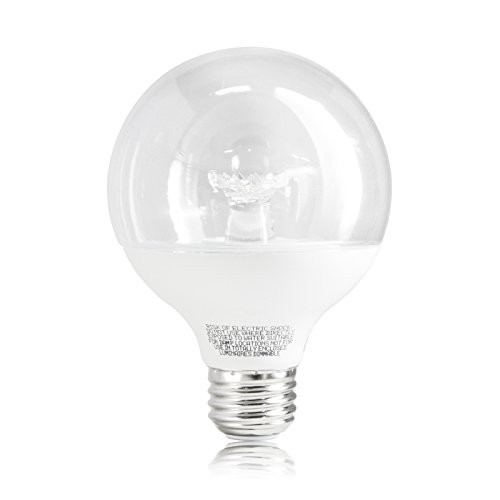 EcoSmart 40W Equivalent Clear Soft White Dimmable G25 Globe Light Bulbs Medium Base 3 Pack