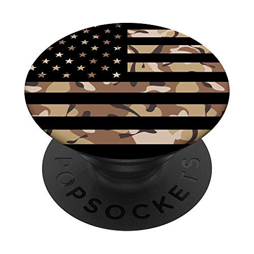 Camo American Flag Usa Military Tactical Camouflage Desert PopSockets PopGrip- Swappable Grip for Phones and Tablets Camo American Flag Usa Military Tactical Camouflage Desert PopSockets PopGrip- Swappable Grip for Phones and Tablets