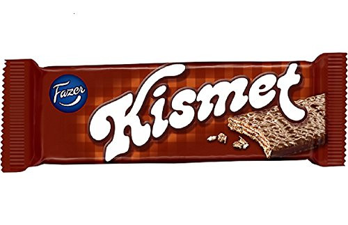 4 Bars x 55g of Fazer Kismet Original - Finnish - Milk Chocolate - Wafer