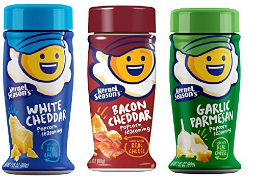 Kernel Season's Variety Pack 2.85 Ounce Shakers -Pack of 3- -Cheesy-