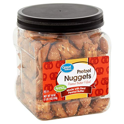 Great Value Peanut Butter Filled Pretzel Nuggets 18 oz