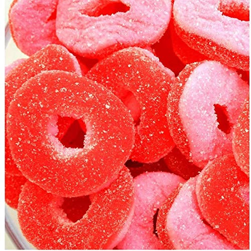 FirstChoiceCandy Gummy Rings Fruit Gummi Os -Watermelon 2 Pound-