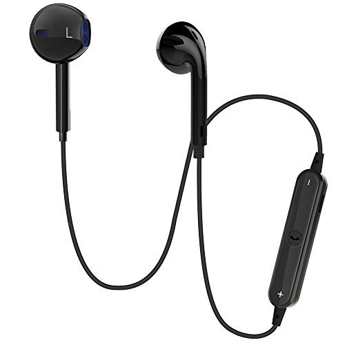 Bluetooth Headphones, Dostyle Wireless Headphones Bluetooth V4.1 Earbuds with Mic Stereo Earphones Noise Cancelling Sweatproof Sports Headset Compatible for Samsung and Others Bluetooth Device (Black) Bluetooth Headphones, Dostyle Wireless Headphones Bluetooth V4.1 Earbuds with Mic Stereo Earphones Noise Cancelling Sweatproof Sports Headset Compatible for Samsung and Others Bluetooth Device (Black)