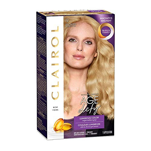 Clairol Age Defy Permanent Hair Dye9 Light Blonde Hair Color 1 Count