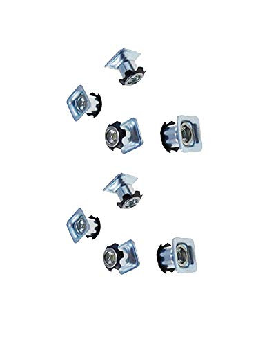 Threaded Inserts for Square Tubing - Metal Threaded Star Type Insert 1" -O.D.- Square Tubing Insert 1-4-20 Threads - Square Threaded Tube Inserts -8-