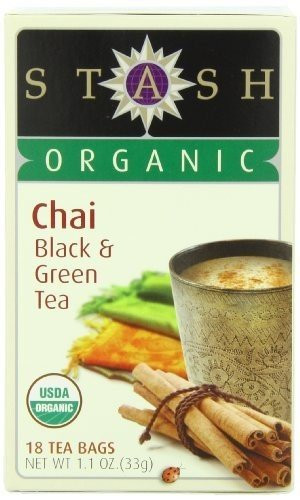 STASH TEA TEA CHAI BLACK GRN ORG 18 BG
