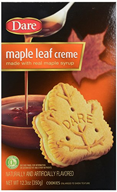 Dare Cookies Maple Leaf Creme 12.3 oz Dare Cookies Maple Leaf Creme 12.3 oz