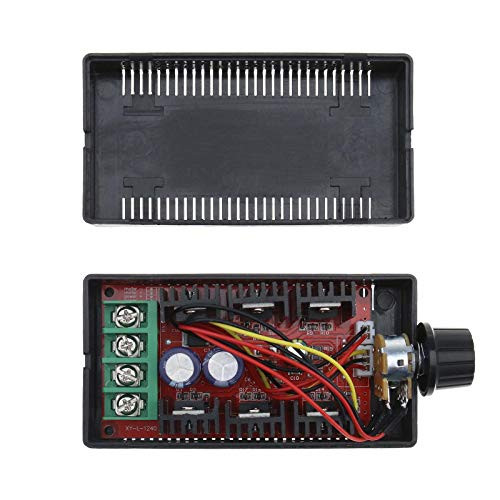 PWM DC Motor Speed Control Switch HHO Controller Governor 9-50V 40A 2000W with Case For Automobile Motor DC Bulb Dimming