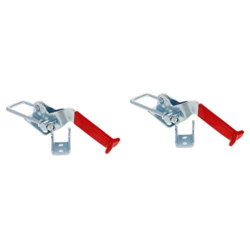 Utoolmart Adjustable Toggle Clamp Pull Button Quick-Release U Self Lever Latch Type Toggle Clamp 1984 lbs Capacity JY-40341 Pull Action Adjustable Latch 2 Pcs