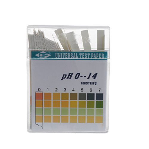 100 Strips 0-14 PH Alkaline Acid Indicator Paper Water Saliva Litmus Tester