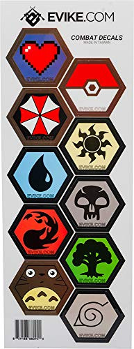 Evike Operator Profile Vinyl Hex Sticker Decals - Based on The Hex Patch Series -Style- Sheet - B-