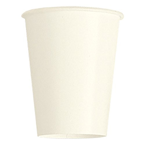 UNIQUE PARTY 9oz Paper Cups -Pack of 14- -One Size- -Ivory-