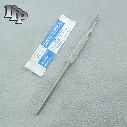 1 O.R GRADE ROUND SCALPEL HANDLE 4  plus 5 STERILE BLADE 21  plus 5 STERILE BLADES 24 -DDP QUALITY-