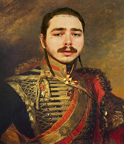 Post Malone Unique Poster Poster 12 X 14 Inches Poster Sunshine Eshop