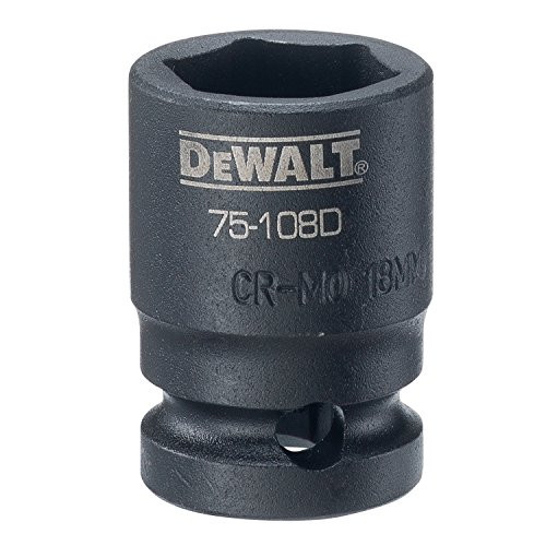 DEWALT DWMT75108OSP 6 Point 1-2" Drive Impact Socket 18MM