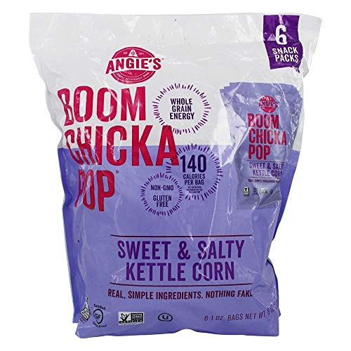 Angie's BOOMCHICKAPOP - Gluten Free Kettle Corn Sweet  and  Salty - 6 Pack