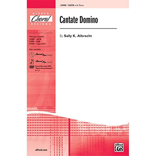 Cantate Domino Choral Octavo Choir By Sally K. Albrecht