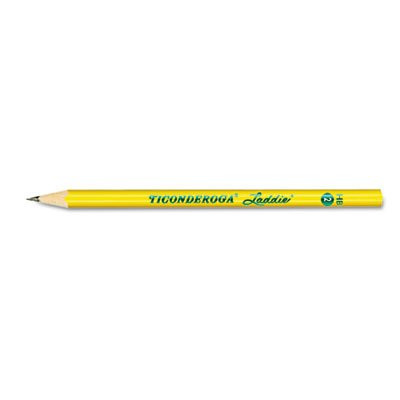 Ticonderoga Laddie Woodcase Pencil w-o Eraser HB 2 Yellow Dozen