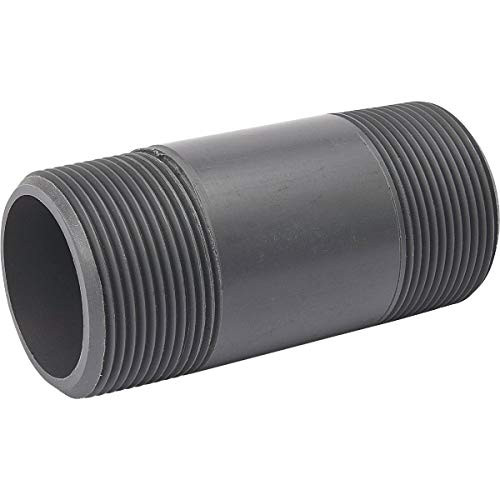 B  and  K Pvc Nipple 2 " X 3 " Gray Schedule 80