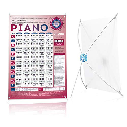 Piano Scale Chart Poster of Educational Chords Circle of Fifths Keyboard Chord Poster for Beginners Adult or Kid 11'' x 15'' Piano Theory Poster and A Foldable Portable Stand Waterproof 2021 Piano Scale Chart Poster of Educational Chords Circle of Fifths Keyboard Chord Poster for Beginners Adult or Kid 11'' x 15'' Piano Theory Poster and A Foldable Portable Stand Waterproof 2021