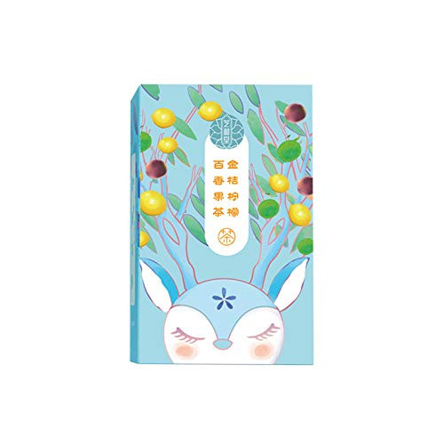 Fruit Tea Herbal Tea Freeze-Dried Lemon Slices Dried Kumquats Freeze-Dried Passion Fruit Cubes Single Crystal White Rock Sugar. Independent Tea Bags Exotic Mixed Fruits Decaffeinated Hot Tea And Iced Tea -22g×7 bags-