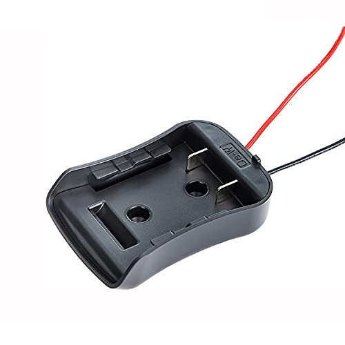 Battery Adapter Converter for DeWalt for DeWalt 20V Max 18V Dock Power DIY Connector 12 14 Gauge Robotics Wheels Adapter Dock Holder for DeWalt 18V Lithium Ion Battery DCB180 DCB181 DCB182 DCB203
