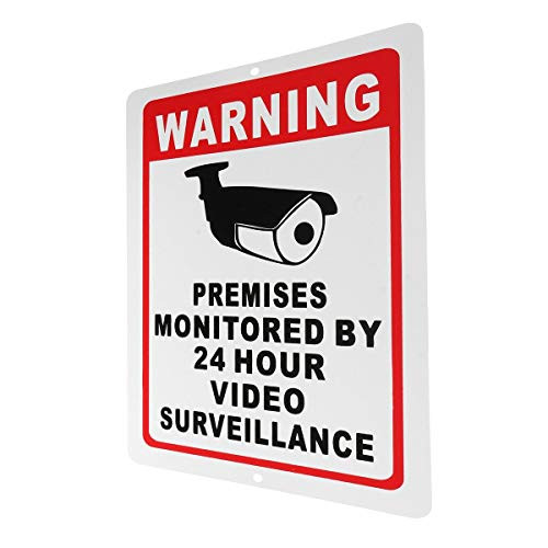 New Safurance 18x28cm Home CCTV Surveillance Security Camera Video Sticker Warning Decal Sign Home Safety
