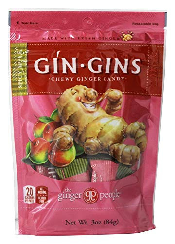 Ginger People - Ginger Chews Spicy Apple Flavor - 3 oz -pack of 2-