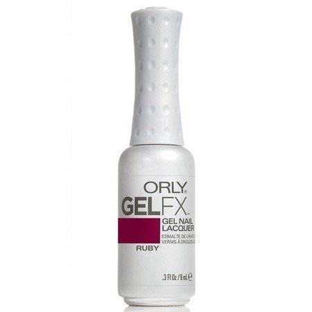 Orly GelFx Nail Lacquer Manicure Infused with Vitamin A and E Ruby Gel 9 ml by Orly GelFX
