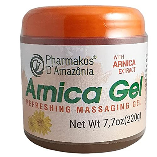Pharmakos Arnica Gel Cream Refreshing Massage Gel for Bruises Swelling and Pain Relief 7.7 oz