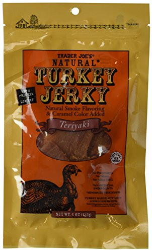 Trader Joe's Natural Turkey Jerky Teriyaki Flavor 4 Oz.