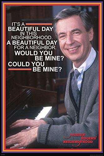 Studio B Poster Mr Rogers - Beautiful Day 36x24 Wall Art p1675