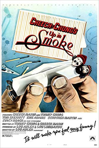 Up In Smoke -Cheech  and  Chong- 11" X 17" Movie Poster - This is a Certified Poster Office Print with Holographic Sequential Numbering for Authenticity.