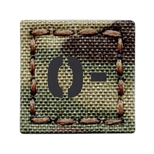 Micro Patch 1x1 IR ONEG O- Multicam Blood Type Tactical Morale