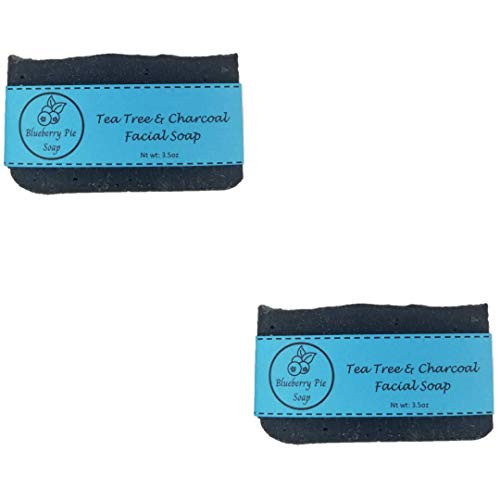 Tea Tree and Charcoal Facial Soap -2 bars- Tea Tree and Charcoal Facial Soap -2 bars-