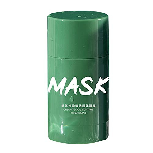 Cleansing Facial Mask Stick for All Skin Types Green Tea Purifying Clay Stick Mask Face Moisturizes Oil Control Anti-Acne Eggplant Solid Fine -Green B- Cleansing Facial Mask Stick for All Skin Types Green Tea Purifying Clay Stick Mask Face Moisturizes Oil Control Anti-Acne Eggplant Solid Fine -Green B-