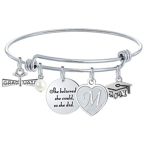 M MOOHAM Graduation Gifts for Her 2021 High School College Graduation Gifts Inspirational Graduation Bracelet M MOOHAM Graduation Gifts for Her 2021 High School College Graduation Gifts Inspirational Graduation Bracelet
