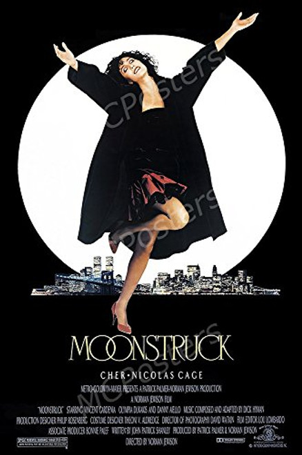 PremiumPrints - Moonstruck Movie Poster - XMCP427 Premium Canvas 11" x 17" -28 cm x 43 cm-