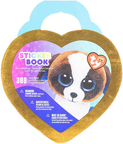 Darice TY Beanie Boo Plush Duke Dog Sticker Book
