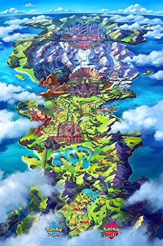 PremiumPrintsGaming - Pokemon Sword and Shield Poster Glossy Finish- NVG274 Premium Canvas 11" x 17" -28 cm x 43 cm-
