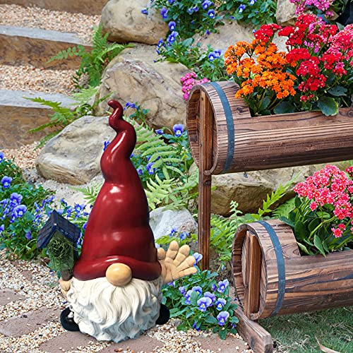 Eating Gnomes Garden Statue Art DecorationsResin Dinosaur and Gnomes Figurines Sculpture Garden Fairy Miniature Decorative Ornaments for Yard Patio Lawn Gardening Gifts -Style E- Eating Gnomes Garden Statue Art DecorationsResin Dinosaur and Gnomes Figurines Sculpture Garden Fairy Miniature Decorative Ornaments for Yard Patio Lawn Gardening Gifts -Style E-