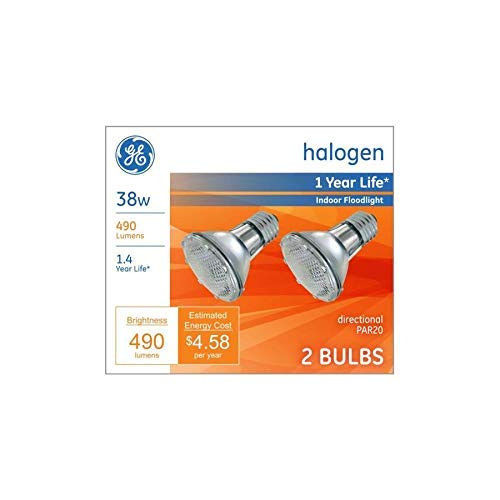 GE Classic 2-Pack 38-Watt Dimmable Warm White Par20 Flood Halogen Appliance Light Bulbs GE Classic 2-Pack 38-Watt Dimmable Warm White Par20 Flood Halogen Appliance Light Bulbs